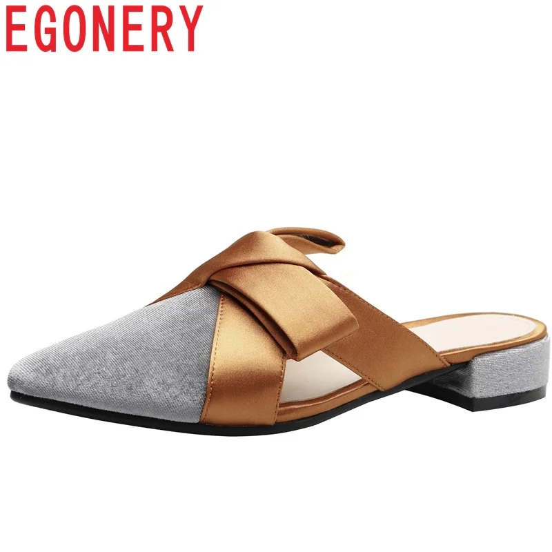 EGONERY genuine leather woman mules shoes flock Slides high heels shoes fashion girl Slippers Mixed Colors gray black apricot
EGONERY genuine leather woman mules shoes flock Slides high heels shoes fashion girl Slippers Mixed Colors gray black apricot