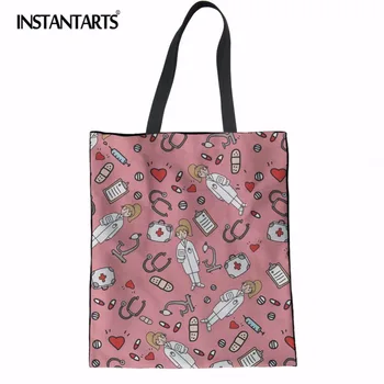 INSTANTARTS Women Linen Hangbag Sketch Medical Pink Print Canvas Big Tote Bag Casual Shoulder Bag for Students Girls Schoolbag
INSTANTARTS Women Linen Hangbag Sketch Medical Pink Print Canvas Big Tote Bag Casual Shoulder Bag for Students Girls Schoolbag
