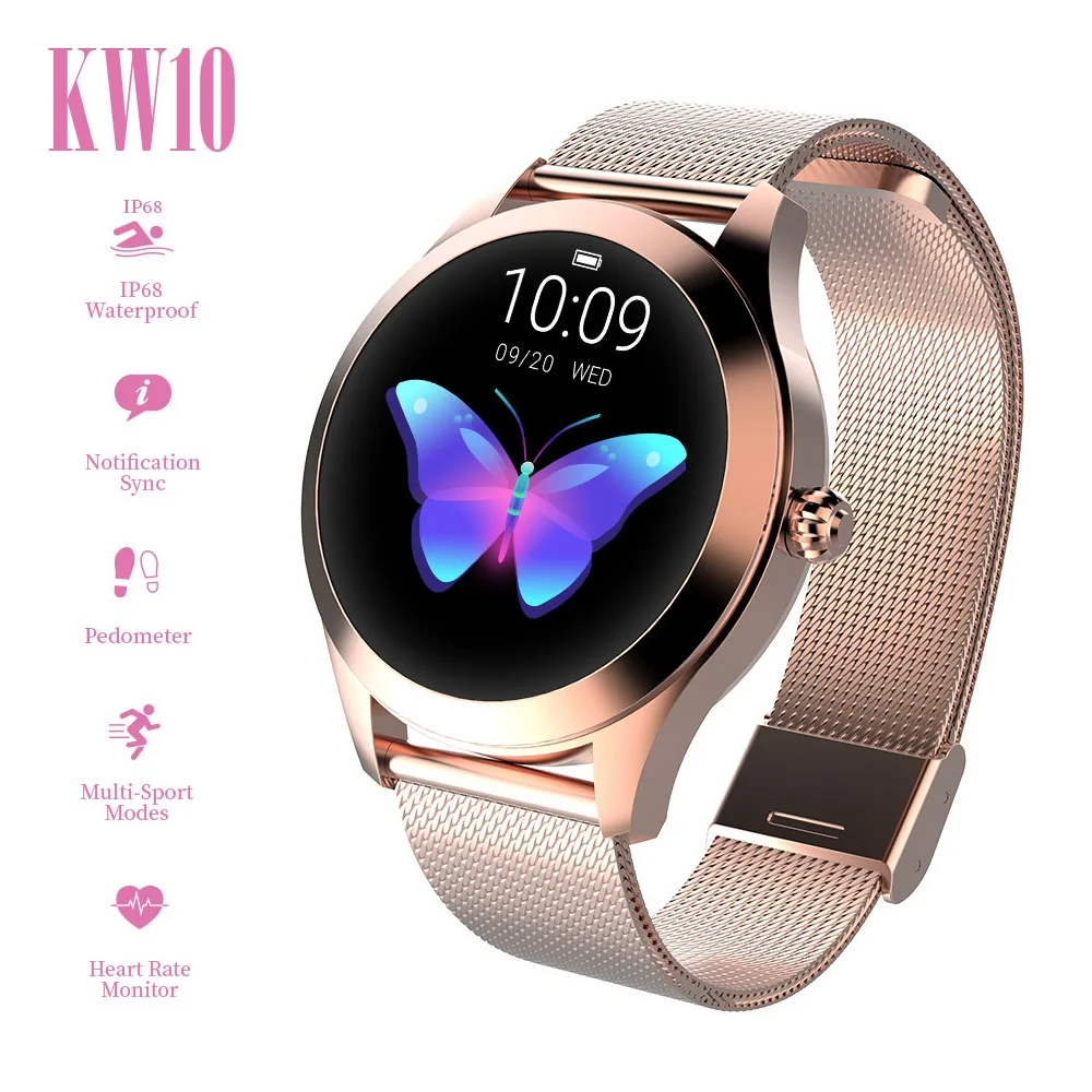 KW10 Beautiful Steel Belt Smart Bracelet Watch 1.04 inch IP68 Waterproof Multi-sport Modes Bluetooth Smart Wristband For IOS And
KW10 Beautiful Steel Belt Smart Bracelet Watch 1.04 inch IP68 Waterproof Multi-sport Modes Bluetooth Smart Wristband For IOS And