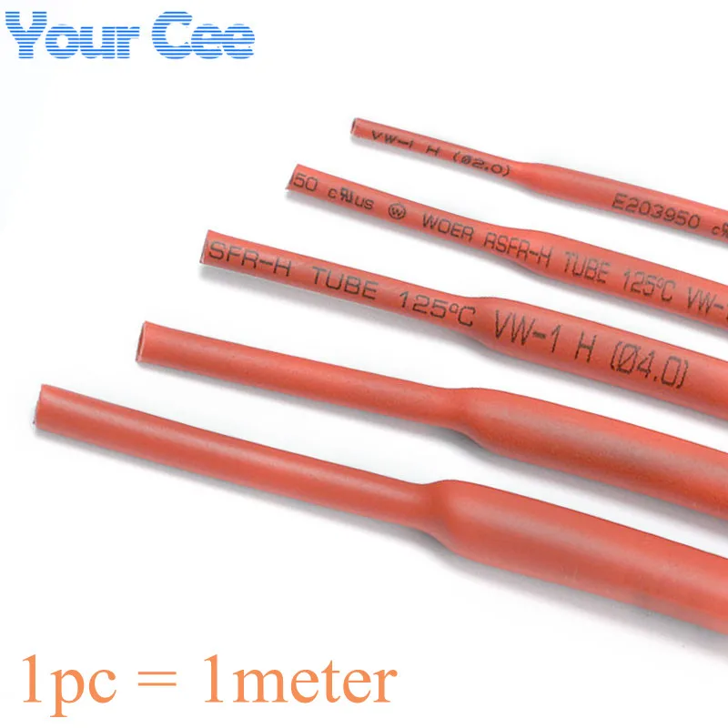 1 Meter Insulation Sleeve 600V Red 2mm 3mm 4mm 5mm 6mm 8mm 10mm Heat Shrink Heatshrink Tubing Tube Sleeving Wrap Wire
1 Meter Insulation Sleeve 600V Red 2mm 3mm 4mm 5mm 6mm 8mm 10mm Heat Shrink Heatshrink Tubing Tube Sleeving Wrap Wire