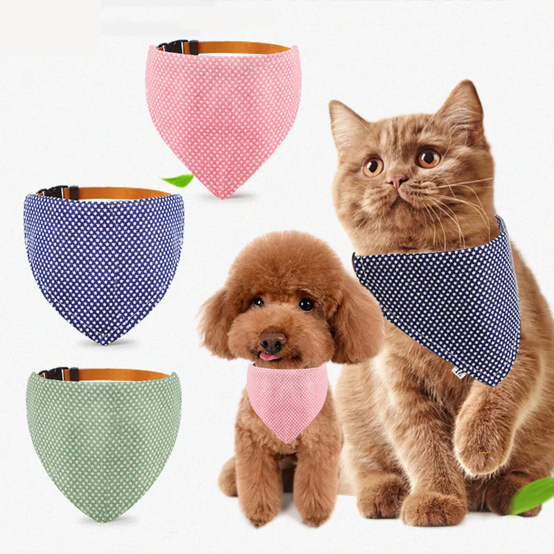 Pet Accessories Cat Dog Bandana Washable & Reversible Triangular Cotton Dog Puppy Bib Scarf Collar Adjustable for Small Dog Cat
Pet Accessories Cat Dog Bandana Washable & Reversible Triangular Cotton Dog Puppy Bib Scarf Collar Adjustable for Small Dog Cat