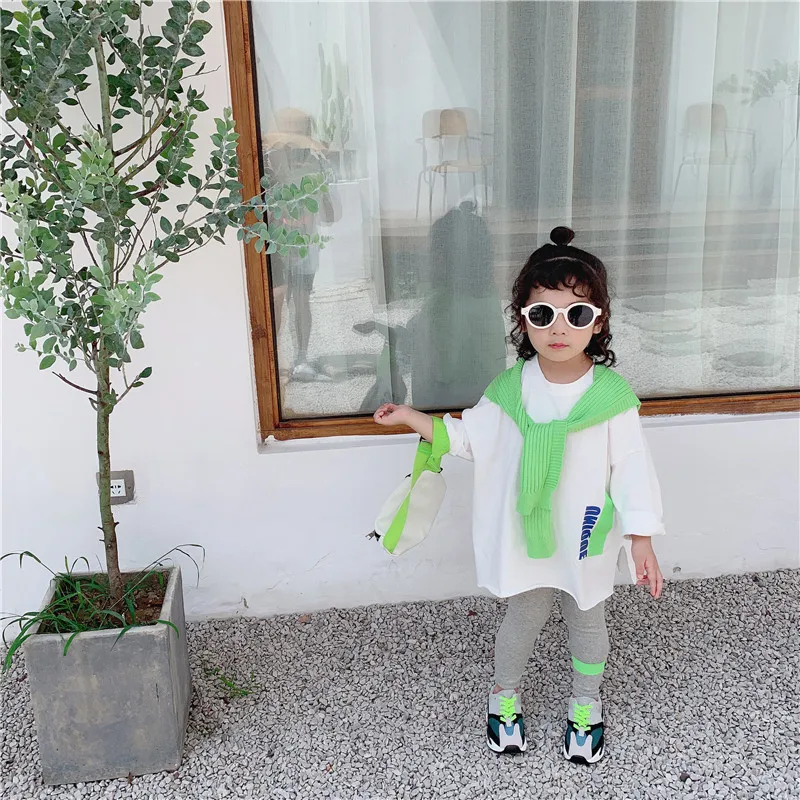 2019 Autumn New Infants Wind Loose Temperament Slim Tops Tee Children Kids Casual Long Cotton with Letter Print T-shirt Clothes
2019 Autumn New Infants Wind Loose Temperament Slim Tops Tee Children Kids Casual Long Cotton with Letter Print T-shirt Clothes