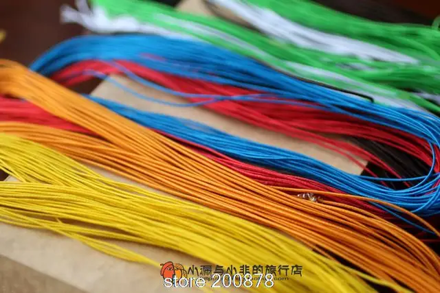 Chapelet perlé élastique multicolore, ULde perles, bracelets colorés, accessoires de perles, 1mm, 12m 2