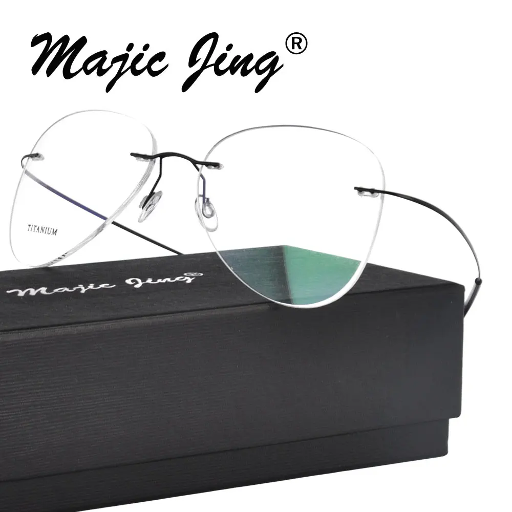 Rimless B titanium optical glasses frame classic unisex Aviation prescription eyewear 20002
Rimless B titanium optical glasses frame classic unisex Aviation prescription eyewear 20002