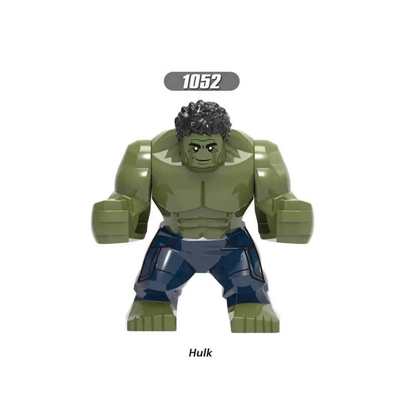 Single Sale LegoINGlys Super Heroes Avengers 4 Compatible WAR Big Size Infinity War Hulk Figures Building Blocks Toys BOYS GIFT
Single Sale LegoINGlys Super Heroes Avengers 4 Compatible WAR Big Size Infinity War Hulk Figures Building Blocks Toys BOYS GIFT