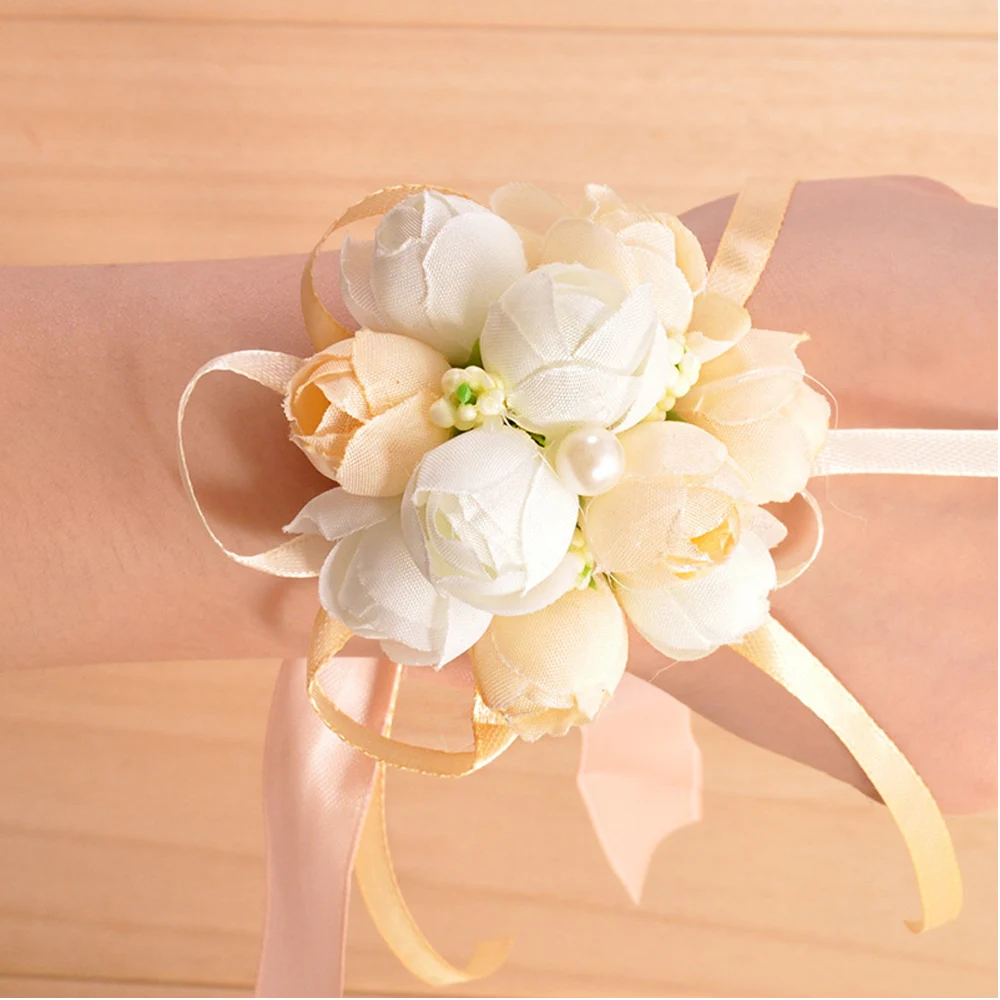 5 Colors Handmade Silk Artificial Flowers Bride Wrist Flowers Bridesmaid Sisters Hand flowers For Wedding Party Decoration
5 Colors Handmade Silk Artificial Flowers Bride Wrist Flowers Bridesmaid Sisters Hand flowers For Wedding Party Decoration