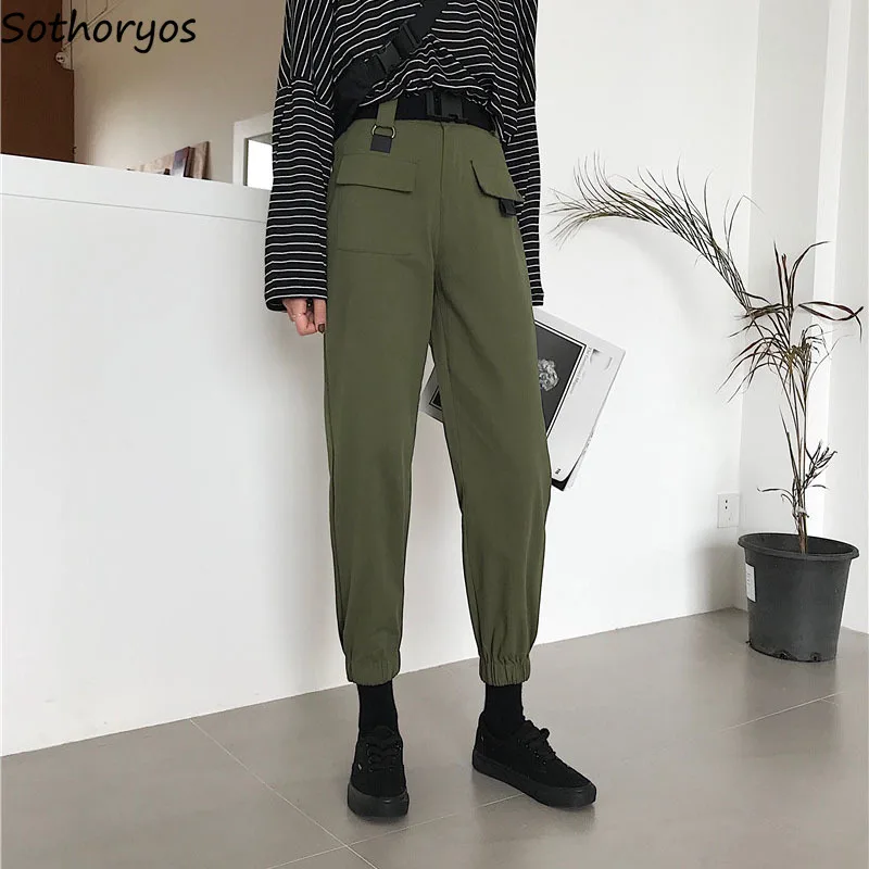 Pants Women High Waist Button Pockets Solid Simple Casual Harem Loose Womens Trousers Daily Simple All-match Korean Style Trendy
Pants Women High Waist Button Pockets Solid Simple Casual Harem Loose Womens Trousers Daily Simple All-match Korean Style Trendy