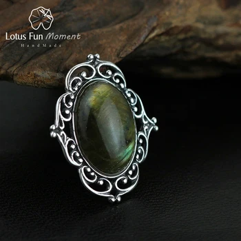 Lotus Fun Moment Real 925 Sterling Silver Natural Labradorite Handmade Fashion Jewelry Vintage Victorian Style Brooche For Women
Lotus Fun Moment Real 925 Sterling Silver Natural Labradorite Handmade Fashion Jewelry Vintage Victorian Style Brooche For Women
