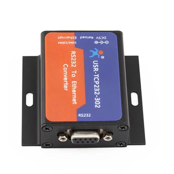 USR-TCP232-302 Free Shipping Serial RS232 to Ethernet TCP IP Server DHCP/DNS Q18041