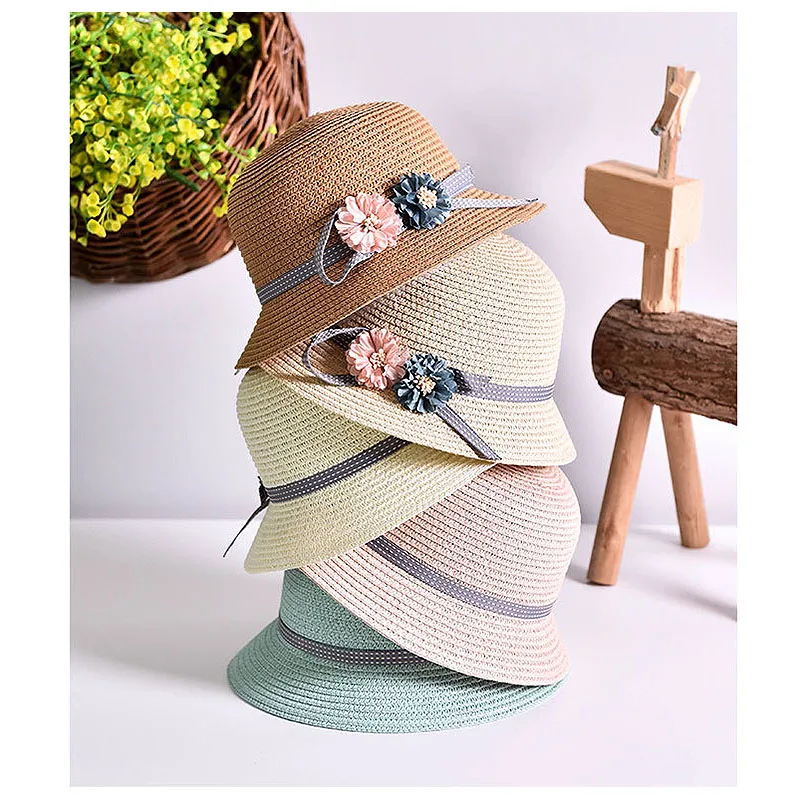 Women's Summer Wide Brim Sun Hat Female travel Beach Hats Cap flowers bow fisherman straw hat Fashion parent-child Shade hat
Women's Summer Wide Brim Sun Hat Female travel Beach Hats Cap flowers bow fisherman straw hat Fashion parent-child Shade hat