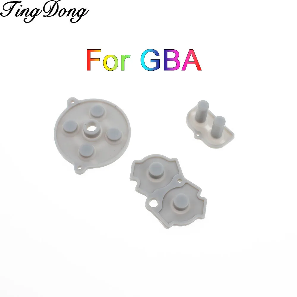 3Sets High Quality conductive rubber pads for Gameboy Advance for GBA console button silicone pads replacement
3Sets High Quality conductive rubber pads for Gameboy Advance for GBA console button silicone pads replacement