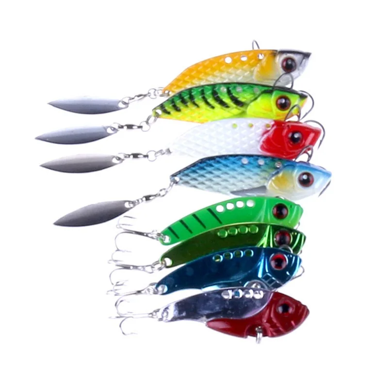 8Pcs Mixed Metal VIB Spinner Bait Set Vibration Fishing Lures Blade Hard Bass Bait Catfish Carp Trout Peche Fishing Tackles
8Pcs Mixed Metal VIB Spinner Bait Set Vibration Fishing Lures Blade Hard Bass Bait Catfish Carp Trout Peche Fishing Tackles