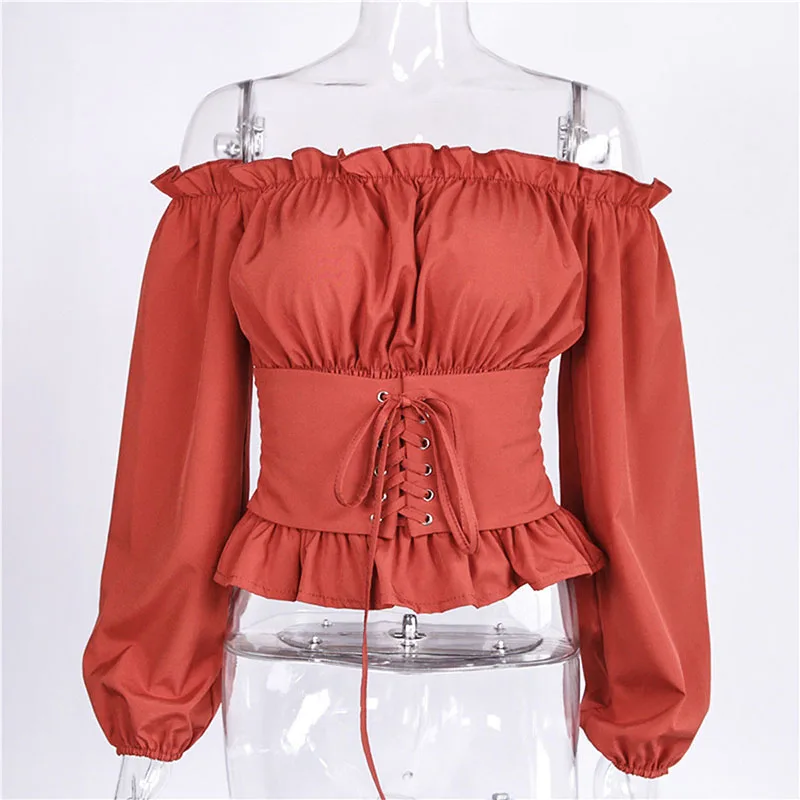New Women top and blouse Summer Casual Long Sleeve Blouse Ladies Loose Shirt Corset Tops camisas feminina
New Women top and blouse Summer Casual Long Sleeve Blouse Ladies Loose Shirt Corset Tops camisas feminina