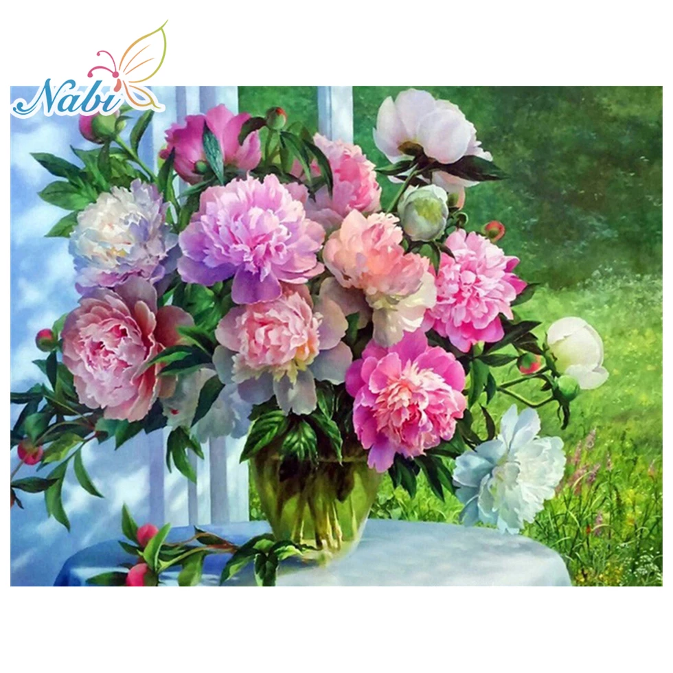 Nabi 3D DIY Diamond Embroidery Flowers Picture of Rhinestones Diamond Painting Cross Stitch Peony Needlework Gift Wall Decor
Nabi 3D DIY Diamond Embroidery Flowers Picture of Rhinestones Diamond Painting Cross Stitch Peony Needlework Gift Wall Decor