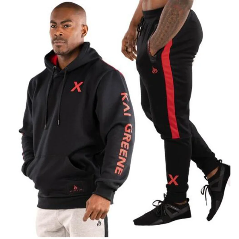 2018 Autumn New Men Tracksuits Outwear Hoodies Sportwear Sets Men Gyms Training Hoodies And Pants Men Clothing Cotton Large Size
2018 Autumn New Men Tracksuits Outwear Hoodies Sportwear Sets Men Gyms Training Hoodies And Pants Men Clothing Cotton Large Size