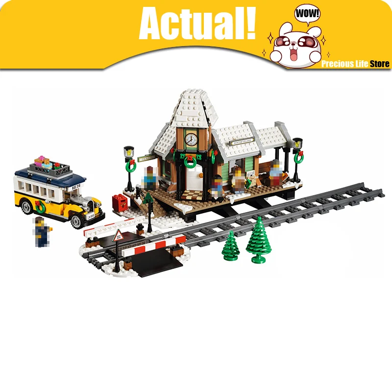 Lepin 36011 1010Pcs Creator Expert Winter Village Train Station Building Blocks Bricks Toys For Children gifts legoINGly 10259
Lepin 36011 1010Pcs Creator Expert Winter Village Train Station Building Blocks Bricks Toys For Children gifts legoINGly 10259