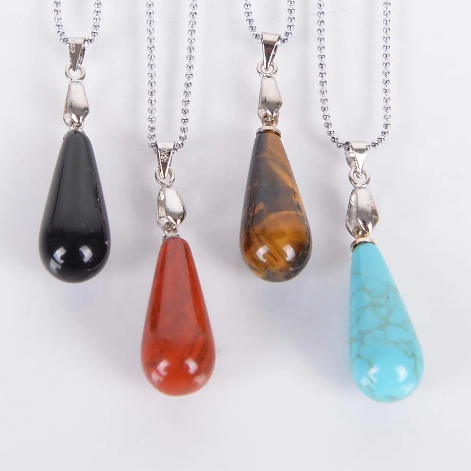 Natural Drip Shape Necklaces & Pendants for Lover Gem Stone Pink Quartz White Crystal Healing Necklace Charm Jewelry D201A
Natural Drip Shape Necklaces & Pendants for Lover Gem Stone Pink Quartz White Crystal Healing Necklace Charm Jewelry D201A