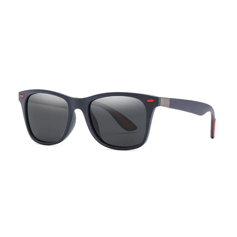 

2019 New Sunglasses Men Polarized Sun glasses Women Driving Mirrors Coating Points Black Frame Eyewear Male Oculos De sol UV400