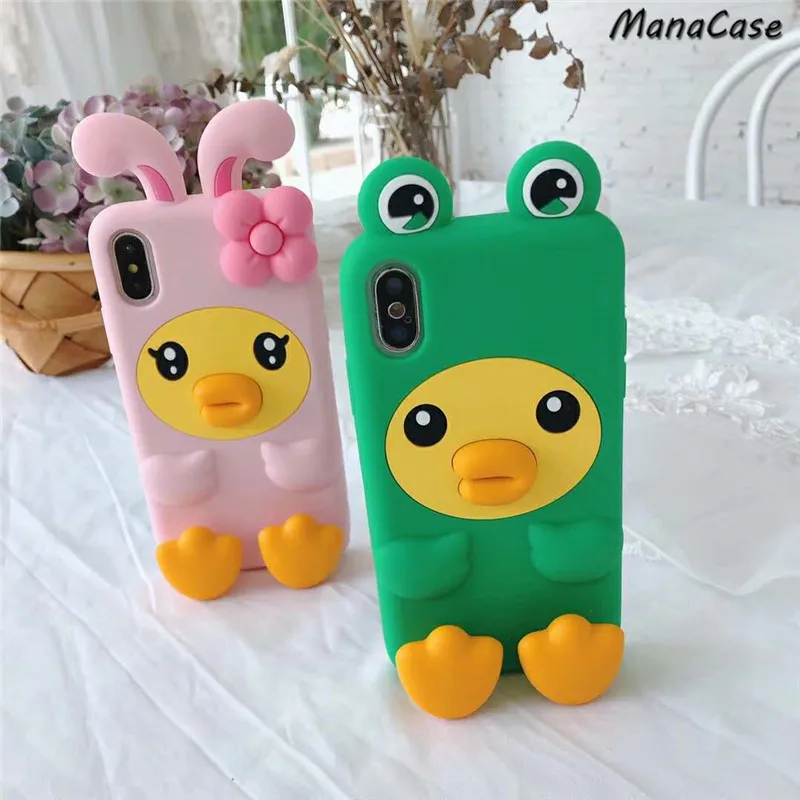 Cute Fashion 3D Frog Rabbit Headgear Duck Bracket Phone Case For iPhone X XS MAX XR 6 6s 7 8 Plus For Silica Gel Back Cover Case
Cute Fashion 3D Frog Rabbit Headgear Duck Bracket Phone Case For iPhone X XS MAX XR 6 6s 7 8 Plus For Silica Gel Back Cover Case