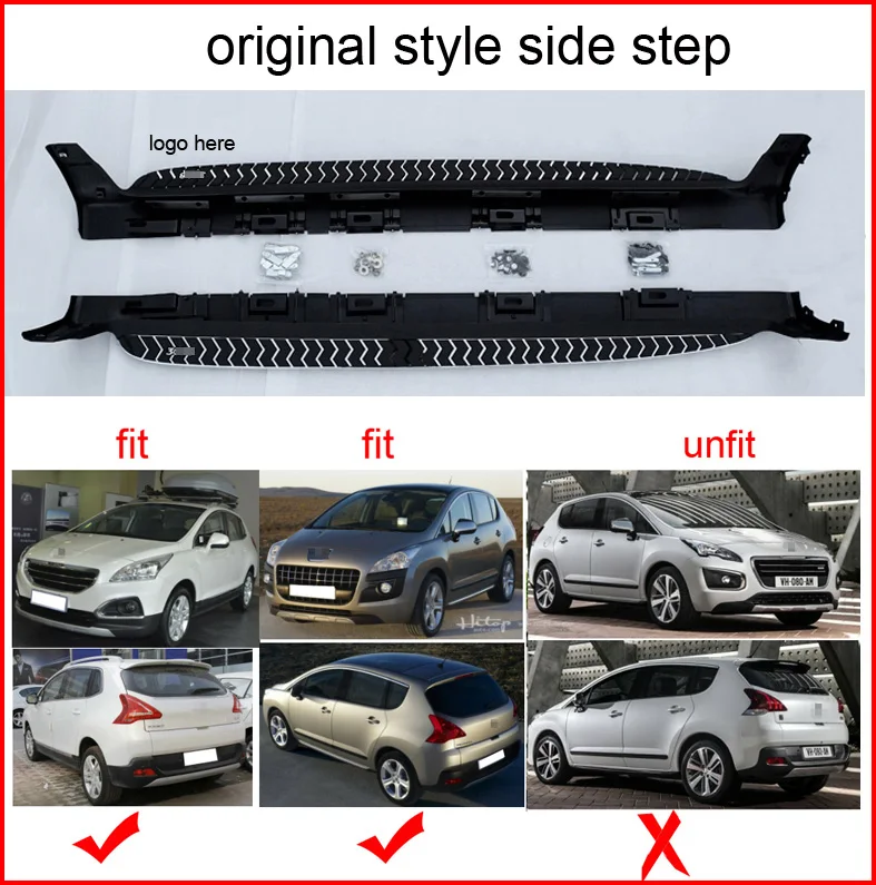 running board side step nerf bar for Peugeot old 3008 2010-2015 , "OE" model, ISO9001 quality, thicken stainless steel +PPE
running board side step nerf bar for Peugeot old 3008 2010-2015 , "OE" model, ISO9001 quality, thicken stainless steel +PPE