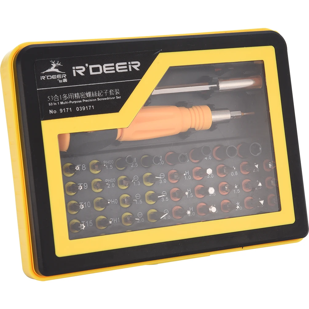 53PCS Multi Precision Screwdriver Bits Set Kit Magnetic Electrician Screw Driver Repair Tools
53PCS Multi Precision Screwdriver Bits Set Kit Magnetic Electrician Screw Driver Repair Tools