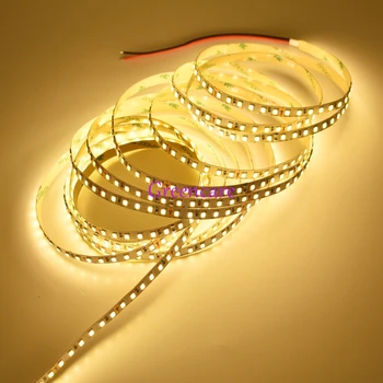 

10M/lot 2400Lm/M 8MM 10MM Bright DC12V 24V 2835 LED Strip 120 led Flexible light 600leds/5M/Reel FreeShipping