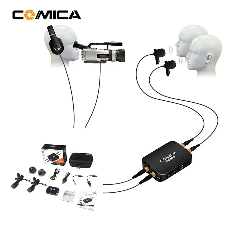 COMICA CVM-D03 Dual head Lavalier removeable multifunctiona Microphone for Smartphone action DSLR camera Interview Youtube
COMICA CVM-D03 Dual head Lavalier removeable multifunctiona Microphone for Smartphone action DSLR camera Interview Youtube