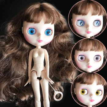 Nude Doll Big wavy curly hair Blyth Doll Joint Body DIY Nude BJD toys Fashion 1/6 Dolls 19 Joints Movable toy for Girl
Nude Doll Big wavy curly hair Blyth Doll Joint Body DIY Nude BJD toys Fashion 1/6 Dolls 19 Joints Movable toy for Girl