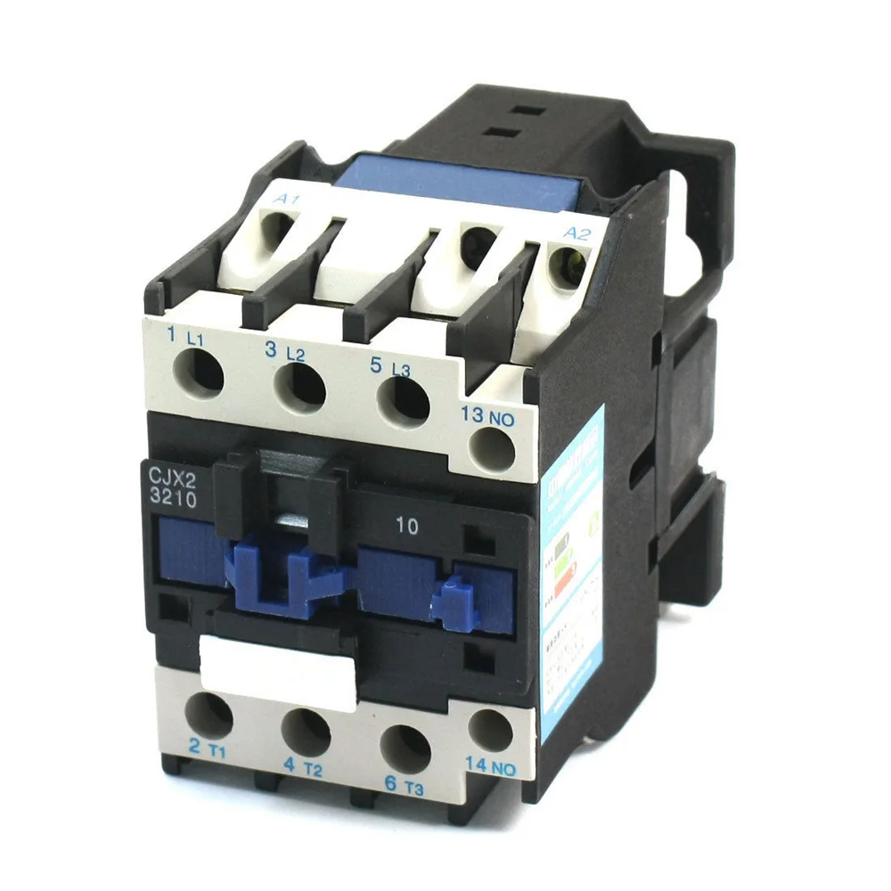 

CJX2-3210 LC1 AC Contactor 32A 3 Phase 3-Pole NO Coil Voltage 380V 220V 110V 36V 24V 50/60Hz Din Rail Mount 3P+1NO Normal Open