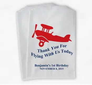 Personalized Airplane Birthday candy Buffet treat gift bar bags Baby Shower Bakery Cookie Favorpackets
Personalized Airplane Birthday candy Buffet treat gift bar bags Baby Shower Bakery Cookie Favorpackets
