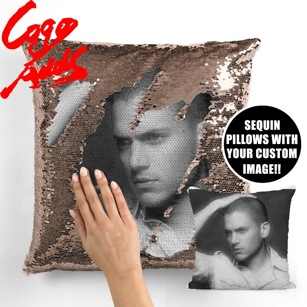 Wentworth Miller decorative throw pillows reversible mermaid sequin pillow case cover dropshipping
Wentworth Miller decorative throw pillows reversible mermaid sequin pillow case cover dropshipping