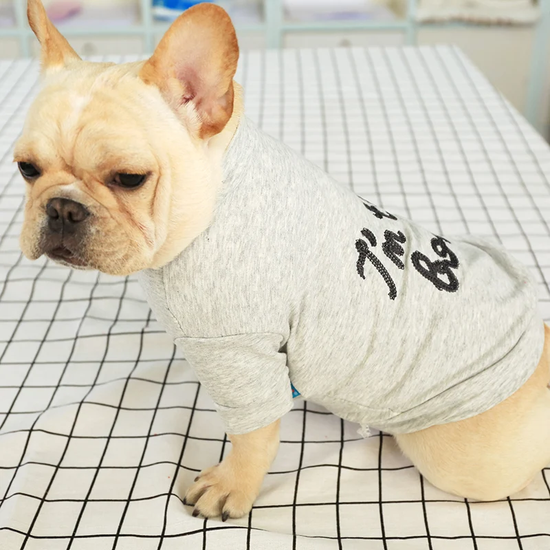French Bulldog Corgi Pug Dog Small And Medium Pet Clothing Cute Embroidery I Am The Boss Round Neck Shirt
French Bulldog Corgi Pug Dog Small And Medium Pet Clothing Cute Embroidery I Am The Boss Round Neck Shirt