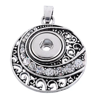 Hot Round crystal patten Snap Button Pendant Necklace fit 12MM snap buttons DIY fittings Fashion hot selling XL9024
Hot Round crystal patten Snap Button Pendant Necklace fit 12MM snap buttons DIY fittings Fashion hot selling XL9024