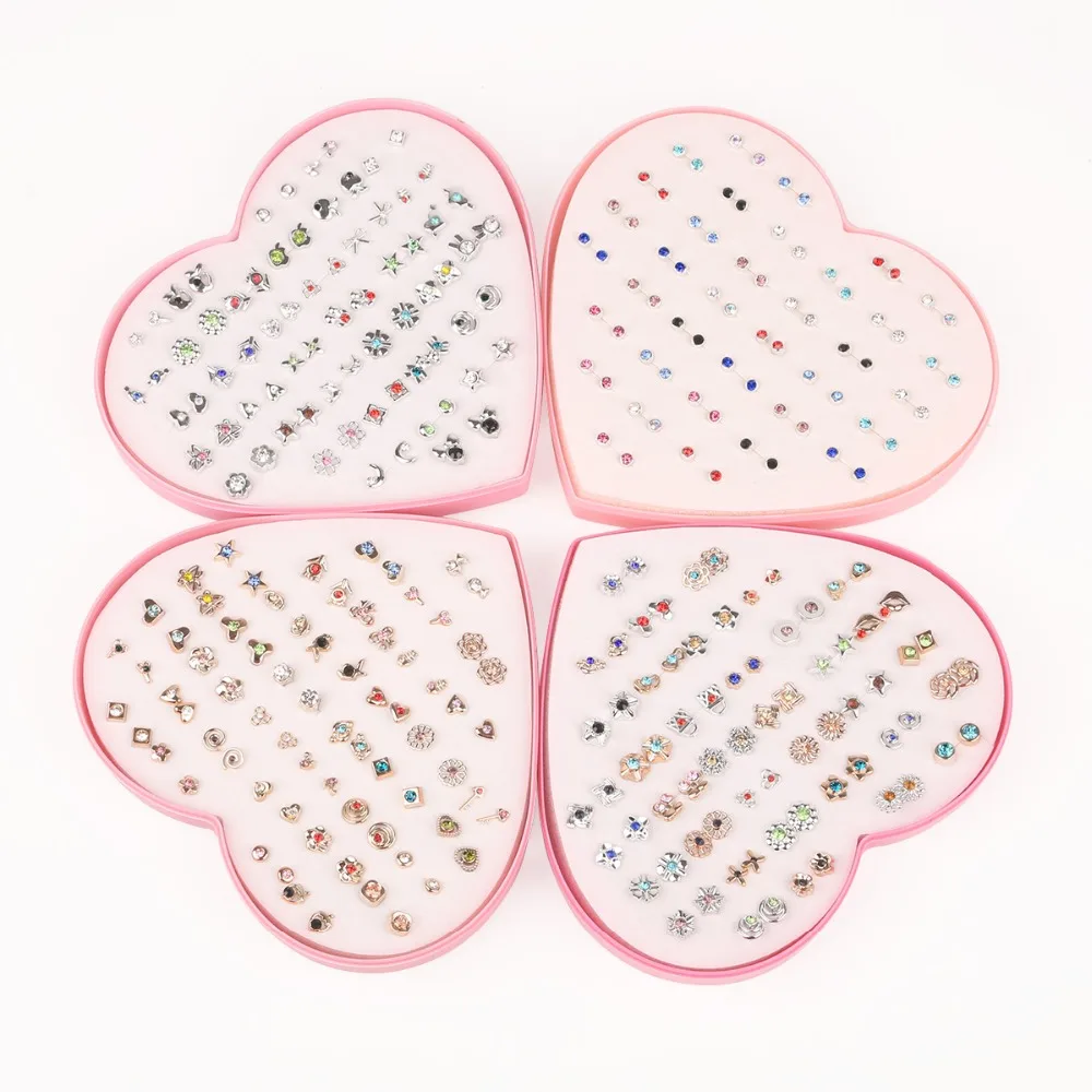 New Fashion 36 Pairs/lot Mixed Styles Shiny Zircon Rose Gold Earrings for Women Hypoallergenic Earrings Hot Gifts
New Fashion 36 Pairs/lot Mixed Styles Shiny Zircon Rose Gold Earrings for Women Hypoallergenic Earrings Hot Gifts