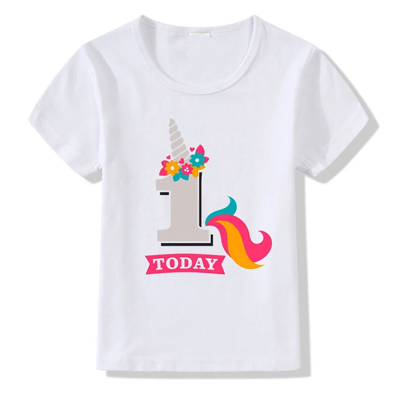 Children Summer T Shirt Dabbing Cartoon Unicorn Number 1 2 3 4 5 6 7 8 9 Short Sleeve T-Shirts for Boys Girls Tops Kids Tshirt
Children Summer T Shirt Dabbing Cartoon Unicorn Number 1 2 3 4 5 6 7 8 9 Short Sleeve T-Shirts for Boys Girls Tops Kids Tshirt