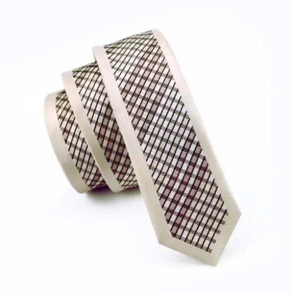2016 Fashion Slim Tie Beige Frame Plaid Skinny Narrow Gravata Silk Jacquard Woven Neckties For Men Wedding Party Groom HH-212
2016 Fashion Slim Tie Beige Frame Plaid Skinny Narrow Gravata Silk Jacquard Woven Neckties For Men Wedding Party Groom HH-212