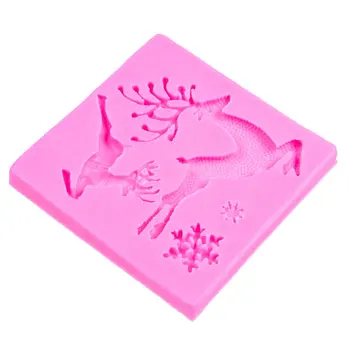 Christmas Running deer 3D Craft Relief Chocolate confectionery Candle Silicone Mold Fondant Cake Kitchen Decorating Tool F-1090
Christmas Running deer 3D Craft Relief Chocolate confectionery Candle Silicone Mold Fondant Cake Kitchen Decorating Tool F-1090