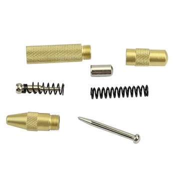 New Brass Yellow Automatic Center Punch Spring Loaded Chrome Rivet Screw Auto Mark Hole Length 127mm
New Brass Yellow Automatic Center Punch Spring Loaded Chrome Rivet Screw Auto Mark Hole Length 127mm