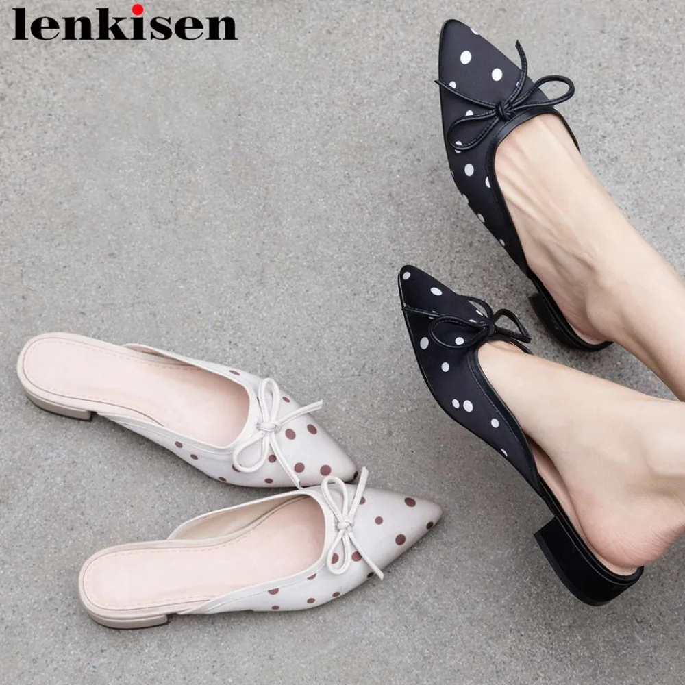 Lenkisen sweety girls fairy satin genuine leather low heels bowtie women pumps pointed toe mules princess style party shoes L07
Lenkisen sweety girls fairy satin genuine leather low heels bowtie women pumps pointed toe mules princess style party shoes L07