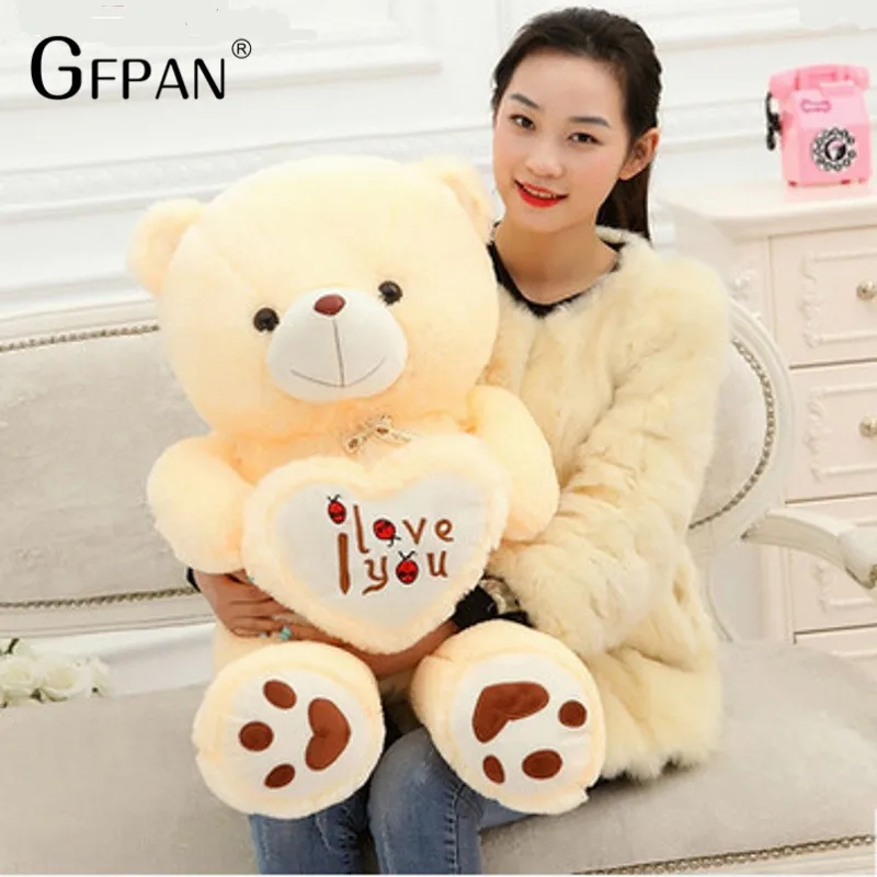 50cm Kawaii Stuffed Soft Toys Holding I Love You Heart Lovely Plush Teddy Bear Valentine Day Birthday Gift For Girls Children
50cm Kawaii Stuffed Soft Toys Holding I Love You Heart Lovely Plush Teddy Bear Valentine Day Birthday Gift For Girls Children