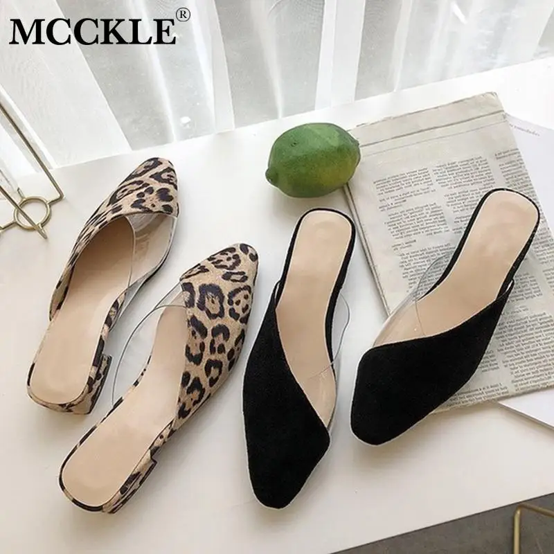 MCCKLE Women Fashion Leopard Mules Low Heels Point Toe Spring Slip On Suede Pumps Female Comfort Casual Shoes Ladies Footwear
MCCKLE Women Fashion Leopard Mules Low Heels Point Toe Spring Slip On Suede Pumps Female Comfort Casual Shoes Ladies Footwear