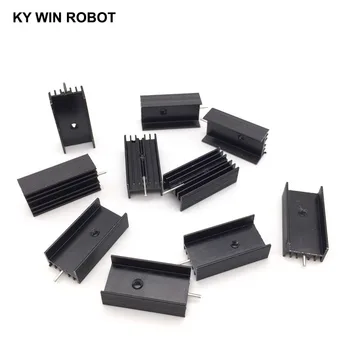 10 pcs Free Shipping Aluminium TO-220 Heatsink TO 220 Heat Sink Transistor Radiator TO220 Cooler Cooling 30*15*10MM With Pin
10 pcs Free Shipping Aluminium TO-220 Heatsink TO 220 Heat Sink Transistor Radiator TO220 Cooler Cooling 30*15*10MM With Pin