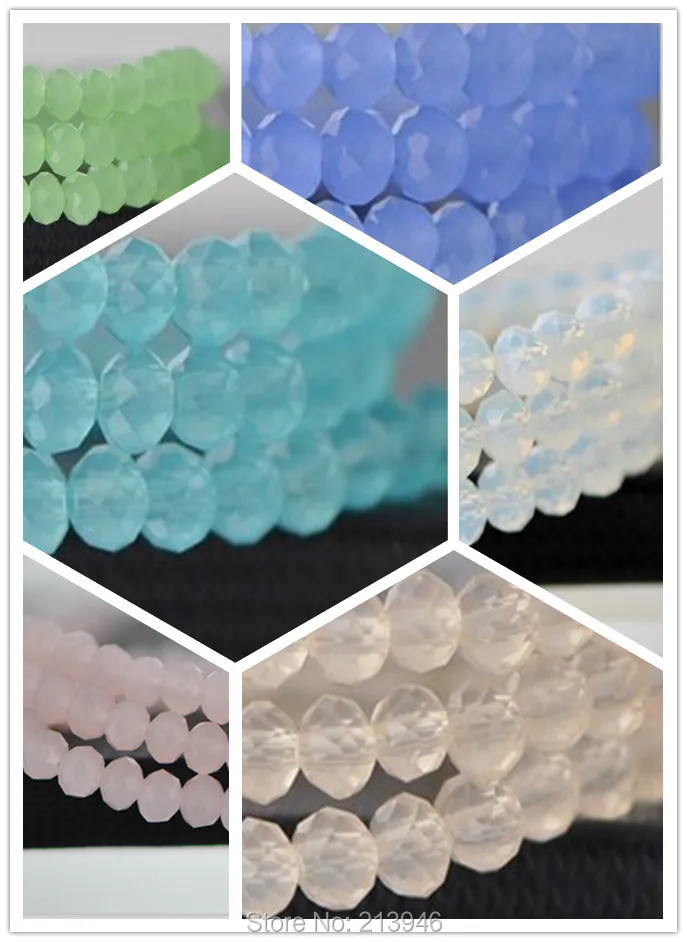 6*4MM 590Pcs/Pack Mixed Colors Clear Tone Roundle Glass Crystal Jewellery Beads
6*4MM 590Pcs/Pack Mixed Colors Clear Tone Roundle Glass Crystal Jewellery Beads