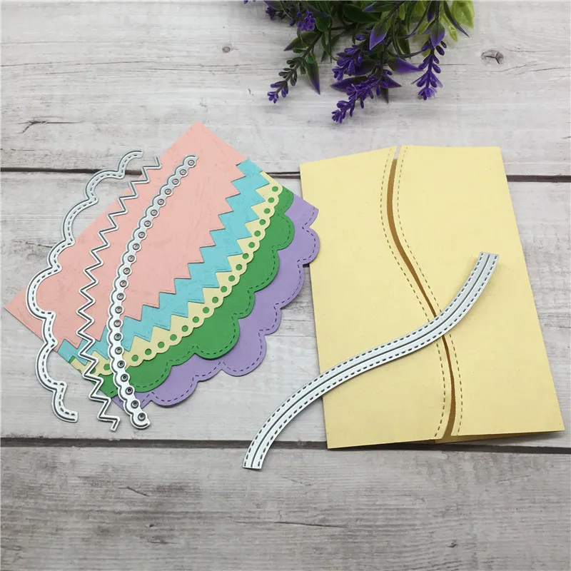 DIY Metal steel lot Vintage Lace Embrossing Curved Wavy Border Metal Cutting Dies Scrapbooking Embossing Paper Card Making Cards
DIY Metal steel lot Vintage Lace Embrossing Curved Wavy Border Metal Cutting Dies Scrapbooking Embossing Paper Card Making Cards