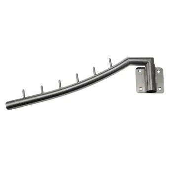 Stainless Steel Clothes Hanger with Swing Arm Holder Clothing Hanging System Duty Drying Rack Wall Mount, Brushed
Stainless Steel Clothes Hanger with Swing Arm Holder Clothing Hanging System Duty Drying Rack Wall Mount, Brushed