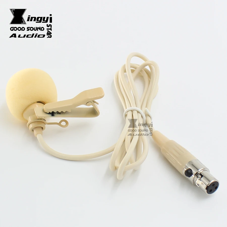 Beige XLR 3 Pin TA3F Connector Lavalier Tie Clip Microphone Condenser Lapel Mic Mikrofon For Wireless System Karaoke Mixer Audio
Beige XLR 3 Pin TA3F Connector Lavalier Tie Clip Microphone Condenser Lapel Mic Mikrofon For Wireless System Karaoke Mixer Audio