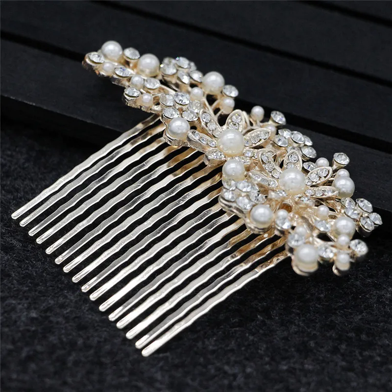 Women Hairpins Bridal Headpiece Hair Accessories Elegant Wedding Hair Combs for Bride Crystal Rhinestones Pearls
Women Hairpins Bridal Headpiece Hair Accessories Elegant Wedding Hair Combs for Bride Crystal Rhinestones Pearls