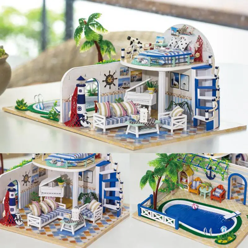 Hoomeda 1/24 DIY Wooden Summer Time With LED+Furniture Dollhouse Cute Toys Best Gift For Children
Hoomeda 1/24 DIY Wooden Summer Time With LED+Furniture Dollhouse Cute Toys Best Gift For Children