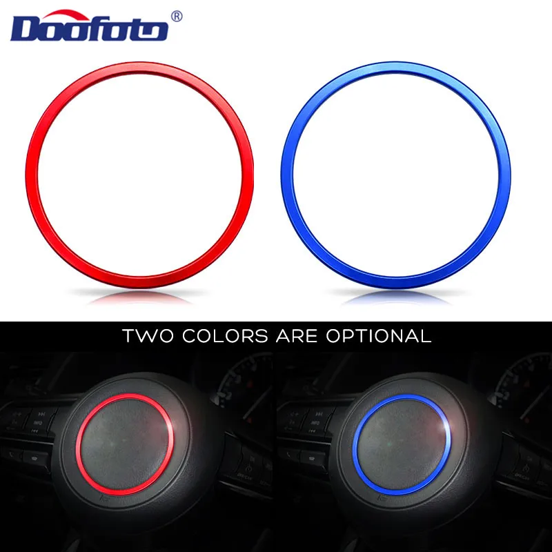 DOOFOTO Steering Wheel Cover Decoration Circle Ring For Mazda 2 3 6 GH CX5 CX-5 CX3 CX-3 CX 7 Car Styling Interior Accessories
DOOFOTO Steering Wheel Cover Decoration Circle Ring For Mazda 2 3 6 GH CX5 CX-5 CX3 CX-3 CX 7 Car Styling Interior Accessories
