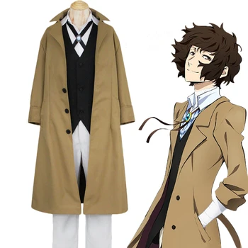 Anime Bungo Stray Dogs Osamu Dazai Cosplay Costumes Trench Coat Pants Vest 7 IN 1 Set Outfit Adult Men Outfit Unisex Clothing
Anime Bungo Stray Dogs Osamu Dazai Cosplay Costumes Trench Coat Pants Vest 7 IN 1 Set Outfit Adult Men Outfit Unisex Clothing